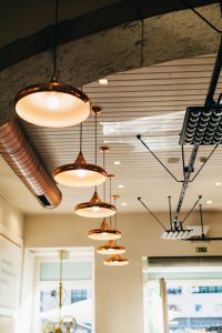 Commercial 5 lights inside store